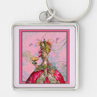 Chaveiro Marie Antonette Peacocks e bolos