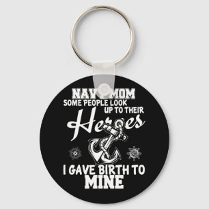 Chaveiro Marinho Mãe Algumas Pessoas Olham Para O Seu Marin