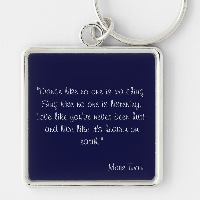 Chaveiro Mark Twain (Frente)