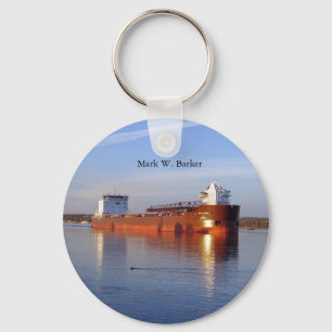 Chaveiro Mark W. Barker - Corrente de chave metálica