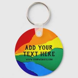 Chaveiro Marketing da Bandeira do Orgulho LGBT Arco-Íris