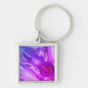 Chaveiro Mármore Roxo Exótico