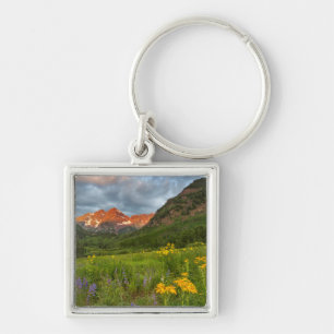 Chaveiro Maroon Bells Refletidas no Lago Maroon Tranquilo