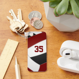 Chaveiro maroon black vôlei cor nome de atleta