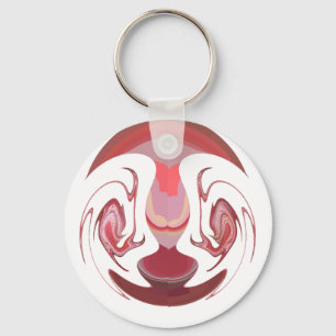 Chaveiro Maroon Majestade: Radiância Russa Texturizada Afri