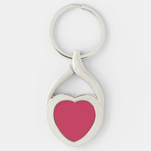 Chaveiro Marrom brilhante (cor sólida) (Frente)