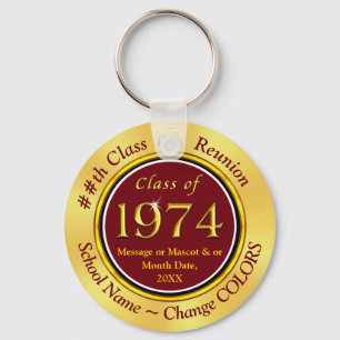 Chaveiro Marrom e classe barata Dourado das ideias 1970 da