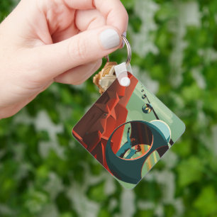 Chaveiro Mars Olympus Mons Maior Sistema Solar de Vulcão