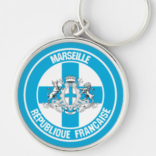 Chaveiro Marselha Round Emblem