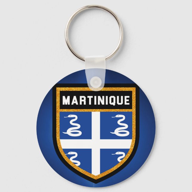 Chaveiro Martinique Flag (Frente)