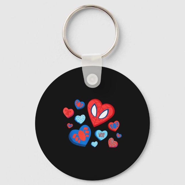 Chaveiro Marvel Spider-man Spidey Corações Dia dos Namorado (Frente)