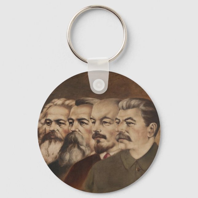 Chaveiro Marx, Engels, Lenin e Stalin (Frente)