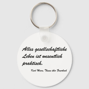 Chaveiro Marx Thesen Feuerbach