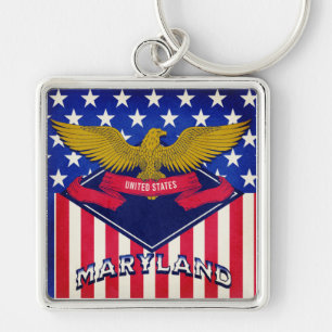 Chaveiro Maryland EUA Flag