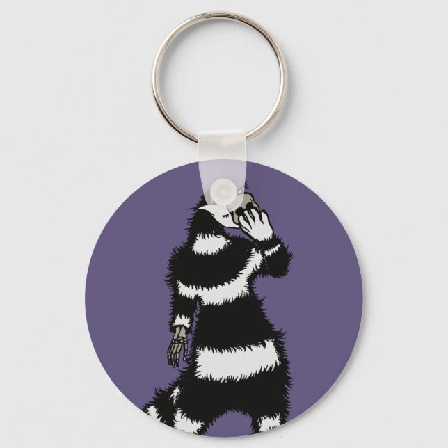 Chaveiro Máscara de Gato Spookure Skeleton Mão Crânio (Frente)