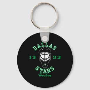 Chaveiro Máscara de hóquei preta do Dallas Stars licenciada