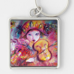 Chaveiro Máscara de Mascarada MÚSICA VIOLINISTA DO FAZER 