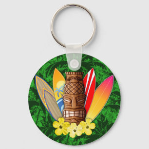 Chaveiro Máscara e prancha de Tiki