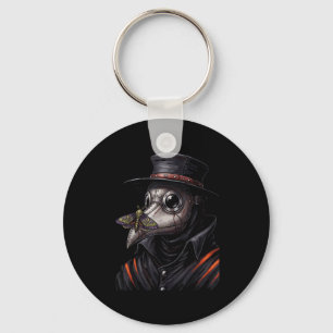 Chaveiro Máscara Facial de Mariposa Plague Doctor Gothic Co