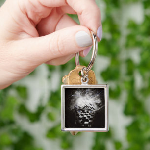 Chaveiro Máscara mística com espirais de tempo