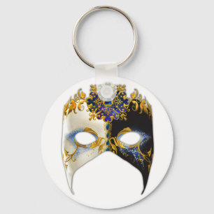 Chaveiro Máscara Venetian: Keyring da jóia da safira