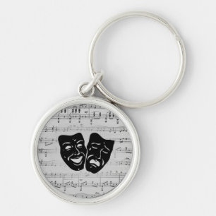 Chaveiro Máscaras de Prata e Teatro
