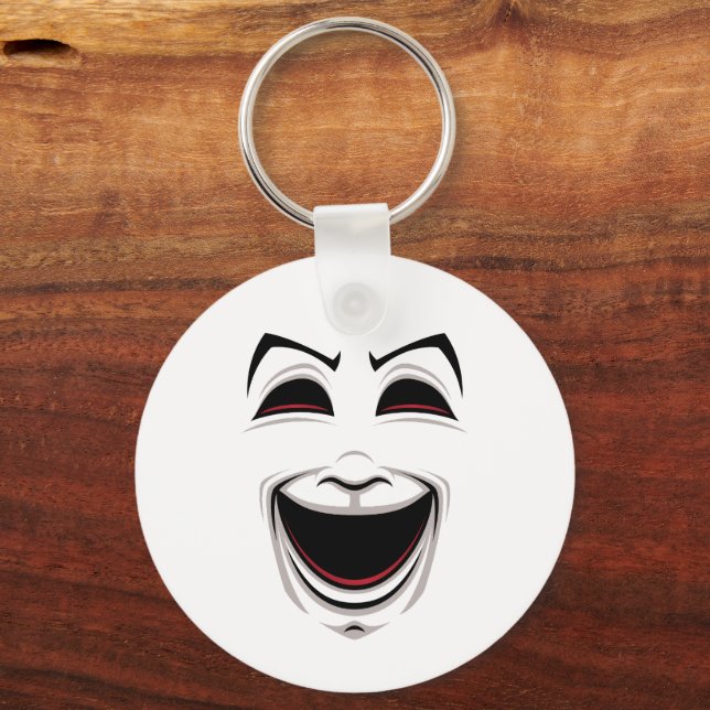 Chaveiro Máscaras de Teatro de Comédia e Tragédia (Frente)