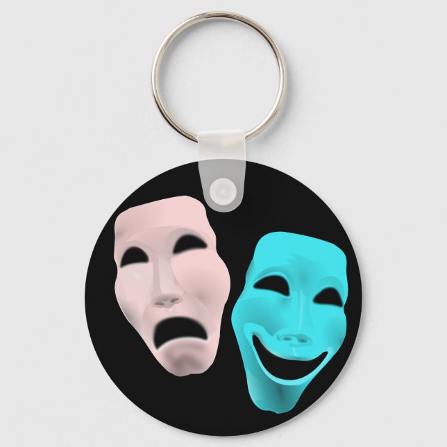 Chaveiro Máscaras de Teatro de Cômica (Frente)