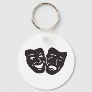 Chaveiro Máscaras de Teatro de Drama Comédia Tragédia