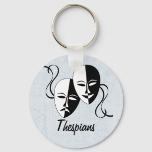 Chaveiro Máscaras de Thespian Personalizáveis