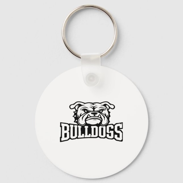 Chaveiro Mascote Bulldogs De Volta ao Espírito de Equipe Es (Frente)