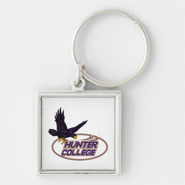 Chaveiro Mascote do Hunter College Hawks (Frente)