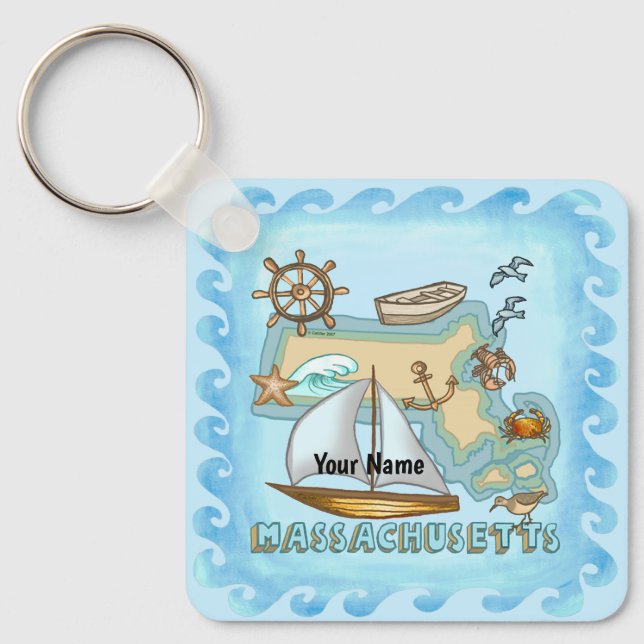 Chaveiro Massachusetts (Frente)