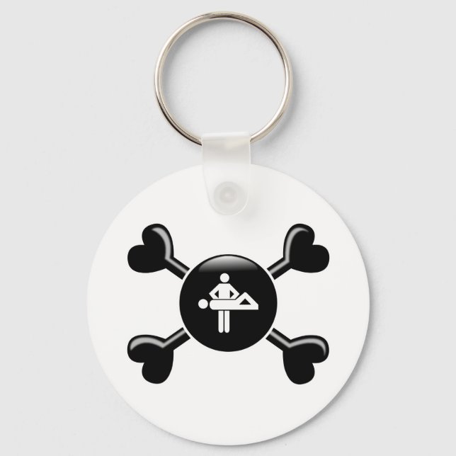 Chaveiro Massagem Crossbones (Frente)