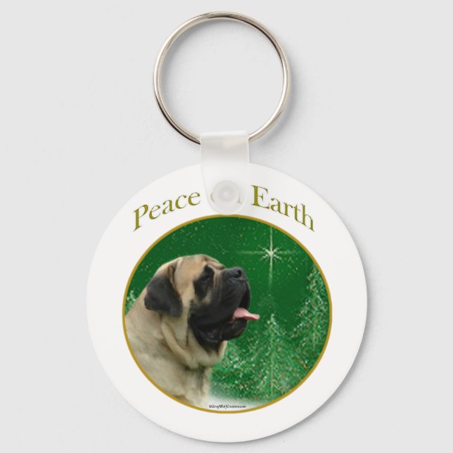 Chaveiro Mastiff (afã) Paz (Frente)