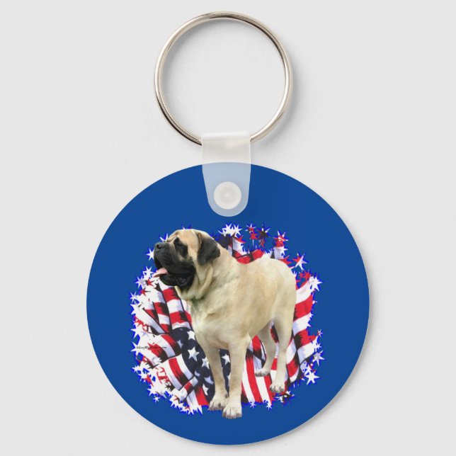 Chaveiro Mastiff (afeto) Patriot (Frente)
