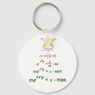 Chaveiro Matemática de Natal