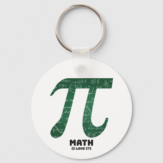 Chaveiro Matemática Eu Amo - Citações Científicas (Frente)