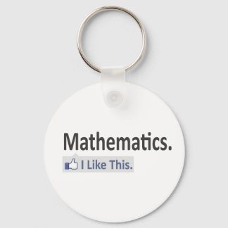 Chaveiro Matemática... Eu Gosto Disso.