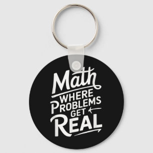 Chaveiro Matemática onde os problemas se tornam reais