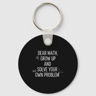 Chaveiro Matemática Querida Matemática, Cresça E Resolva Os