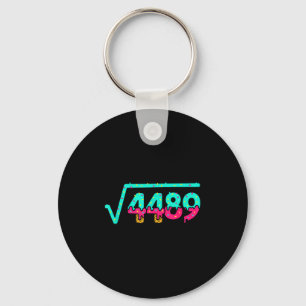 Chaveiro Matemática Radical 4489, Números de Donut Divertid