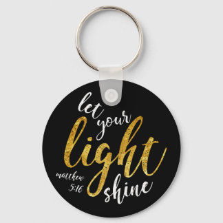 Chaveiro Mateus 5:16 - Iluminar Sua Luz