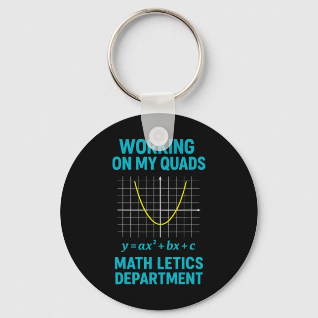 Chaveiro Mathletics Trabalhando Meus Quadríceps Professor d (Frente)