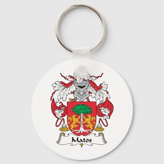Chaveiro Matos Family Crest (Frente)