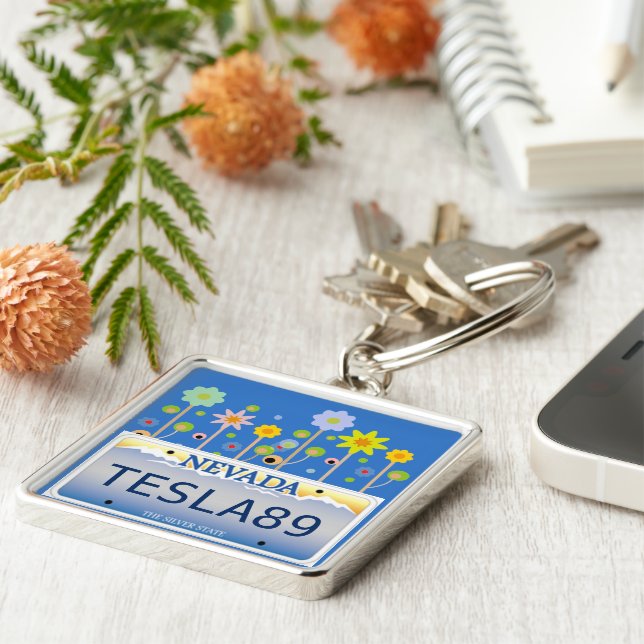 Chaveiro Matrícula de Nevada (Lateral)