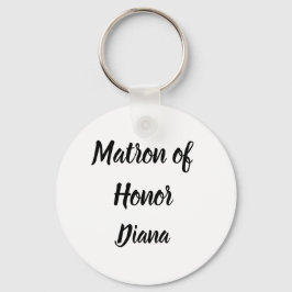 Chaveiro Matron of Honor Gifts Custom Name Dons Wedds