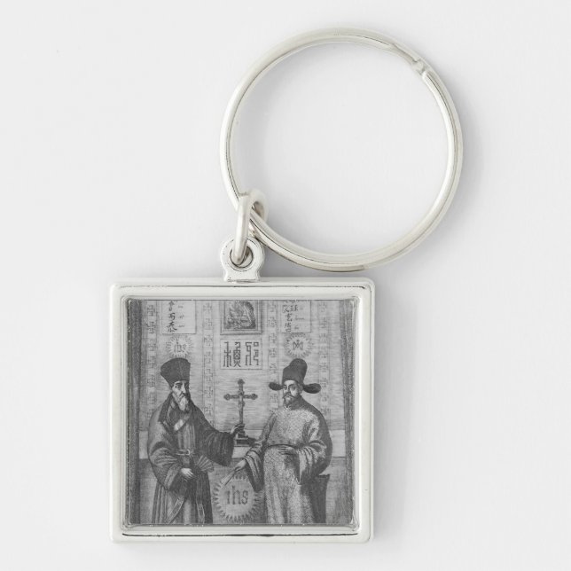 Chaveiro Matteo Ricci e Paulus Li (Frente)