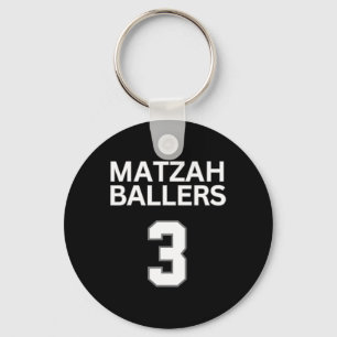 Chaveiro Matzah Ballers 3 Equipe de Basquete Judeu Engraçad