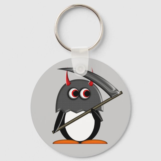 Chaveiro Mau Penguin™ - Cadeia de Chaves do Executador Grat (Frente)